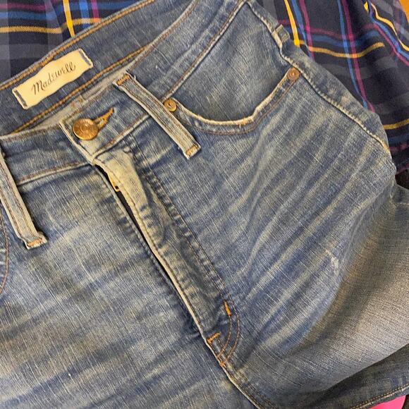 Madewell 11” High Rise Skinny Jeans Denim Medium Wash Size 26 - Picture 8 of 15